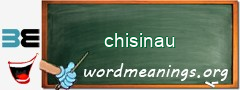 WordMeaning blackboard for chisinau